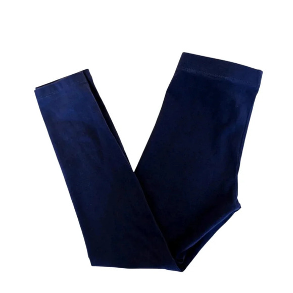 NWOT Cat& Jack Girls Navy Long Leggings Casual Elastic Waist Pull On Size S 6/7 - Picture 4 of 4